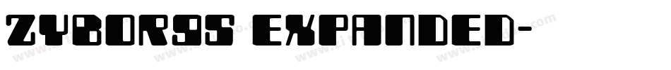 Zyborgs Expanded字体转换